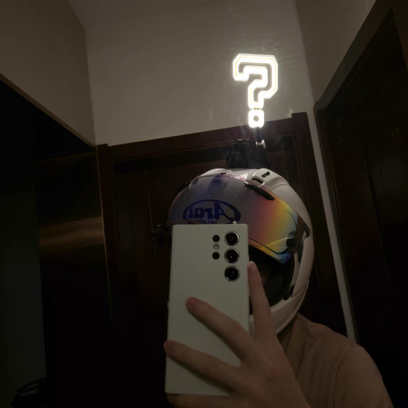 Personalized Helmet Decoration Light