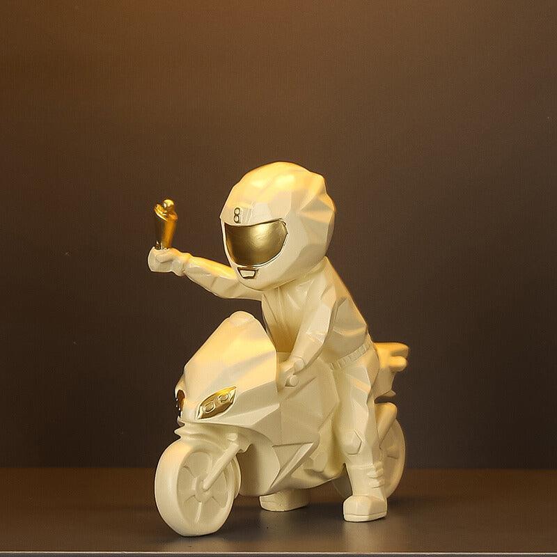Motorcycle Champion Rider Storage Ornament