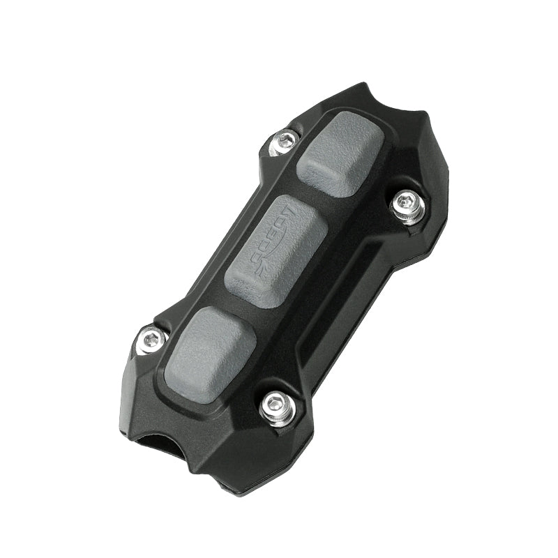 LOBOO Crash Bar Bumper Pads(Pair) – Universal Motorcycle Frame Protectors with Rubber Cushion, Fits 22–25mm Bars