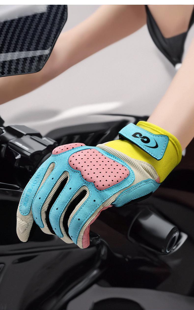 ColorGuard™ Summer Sun Protection Breathable Motorcycle Gloves