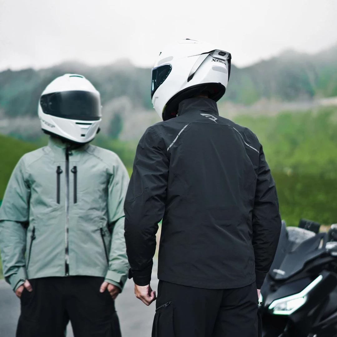 d3o motorcycle helmet ASOBRO Wind & Waterproof D3O Protection Motorcycle Jacket 2XL / Black