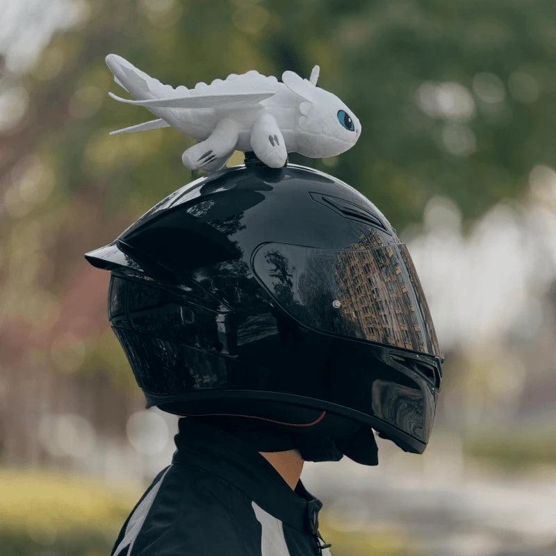 fish motorcycle helmet Toothless Helmet Decoration Figurine