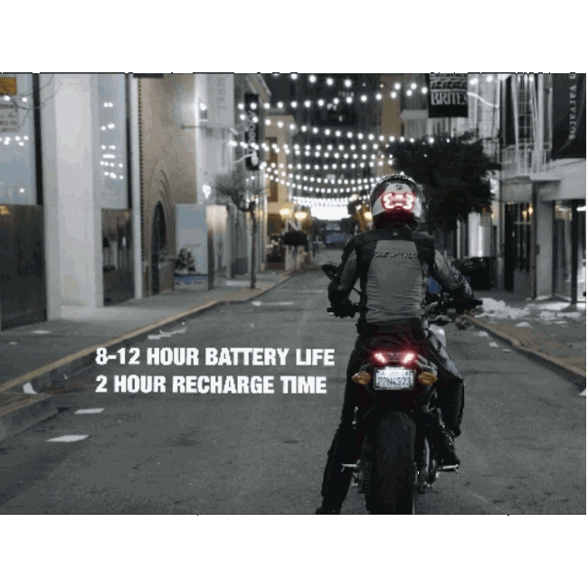 Brake Free Helmet Brake Light White Brake Free USB-C