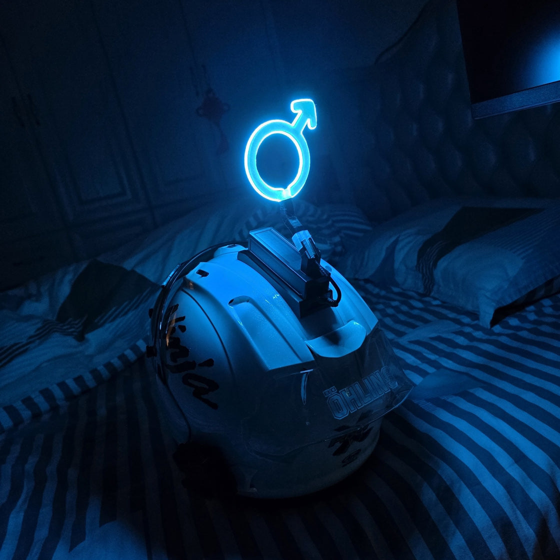 Personalized Helmet Decoration Light