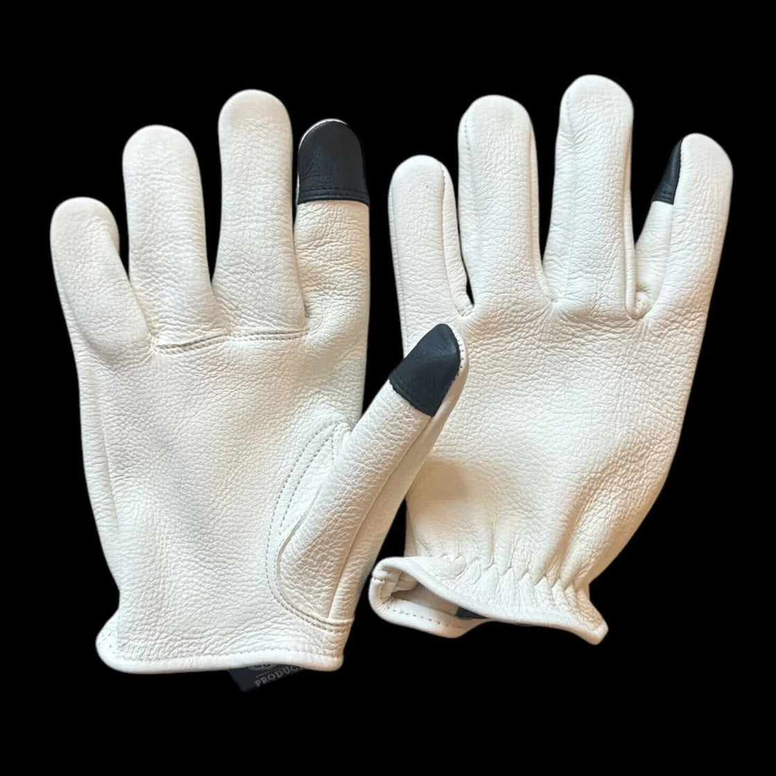 Legendary The Cadbury White Deerskin Short Wrist Touchscreen Gloves