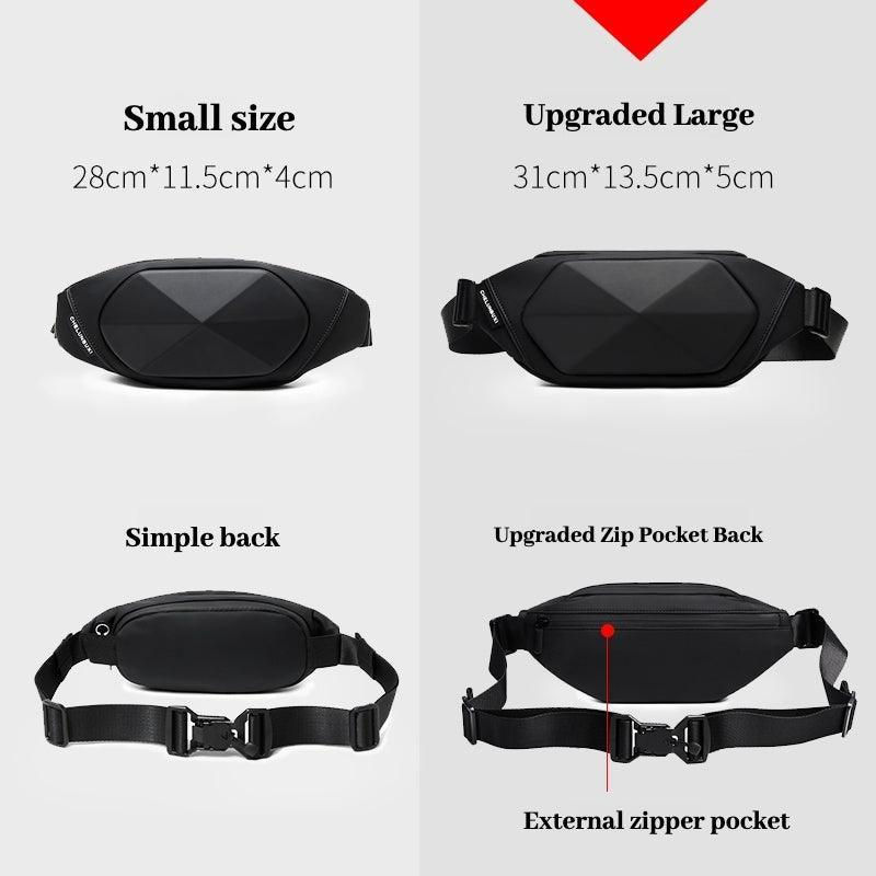 ALBERS™ Black Knight Motorcycle Chest Bag