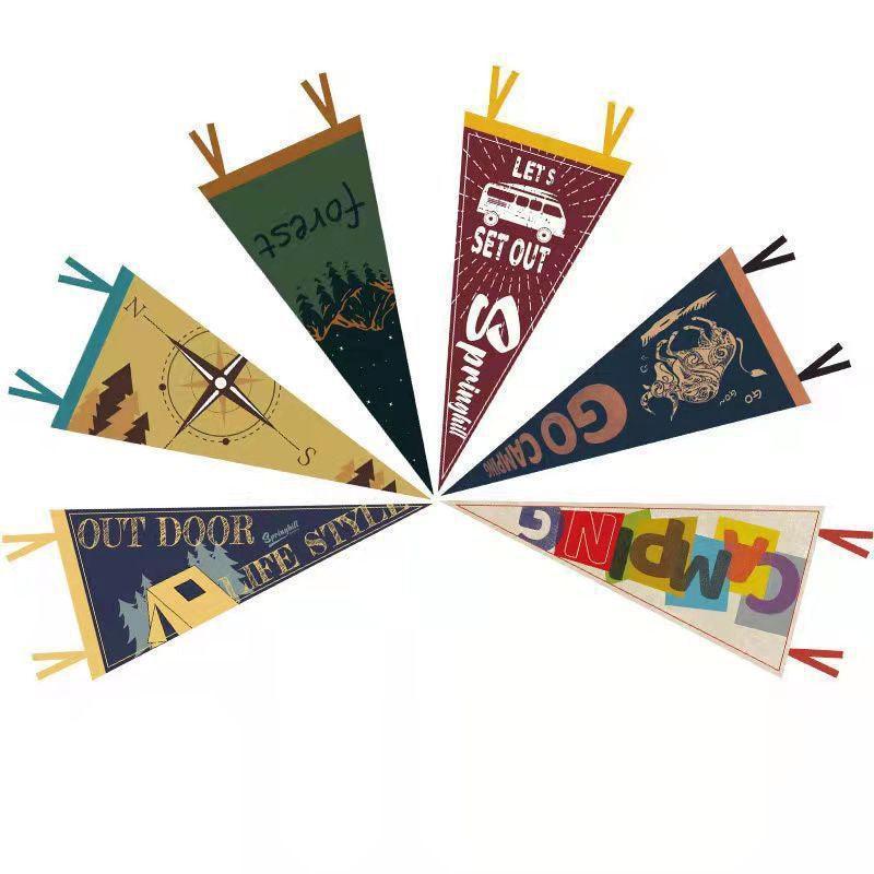 Vintage Scooter Decorative Flag