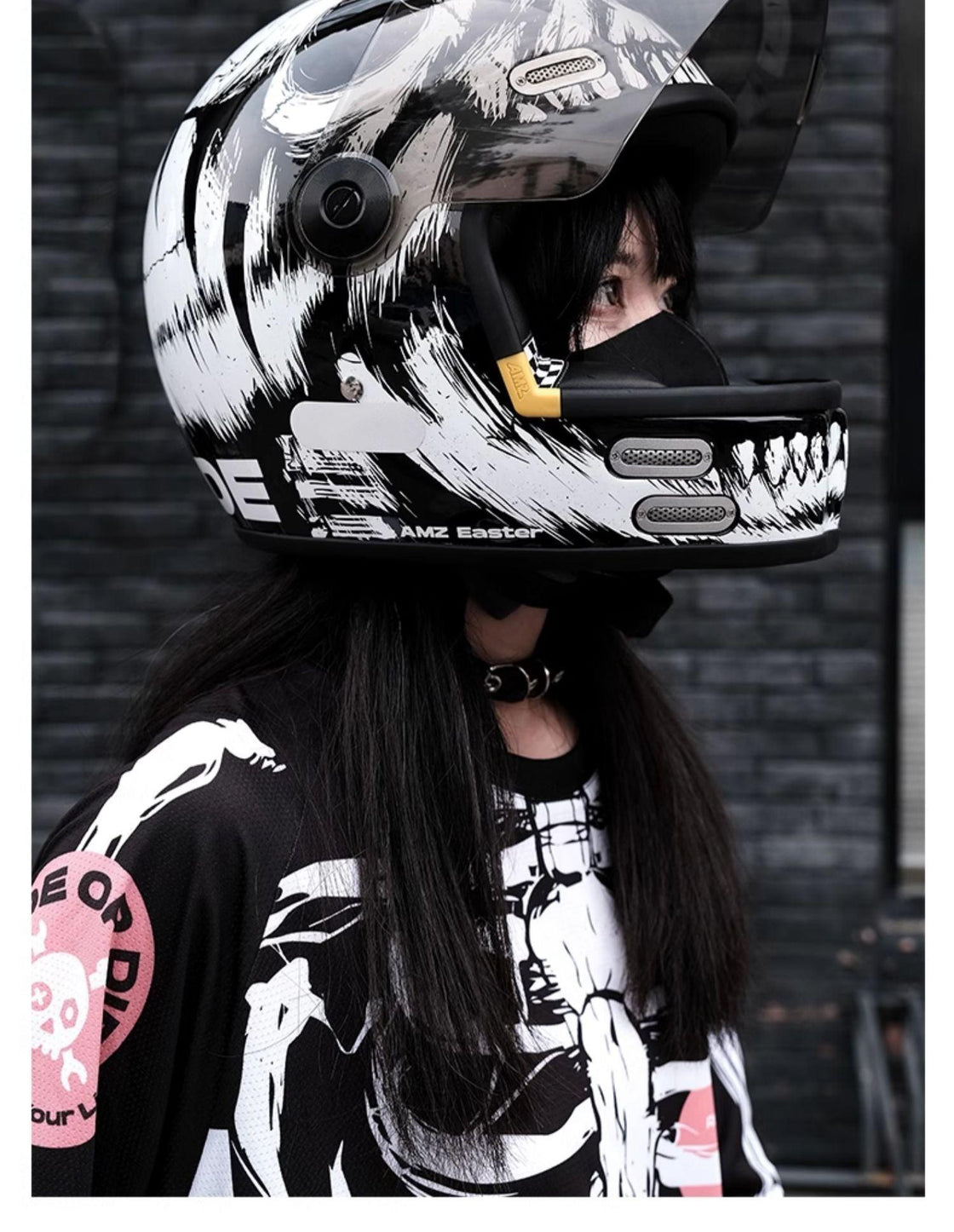 AMZ™ Demon Eye Retro Cruiser Helmet – Bean's Moto Booth AMZ™ Demon Eye Retro Cruiser Helmet – Bean's Moto Booth