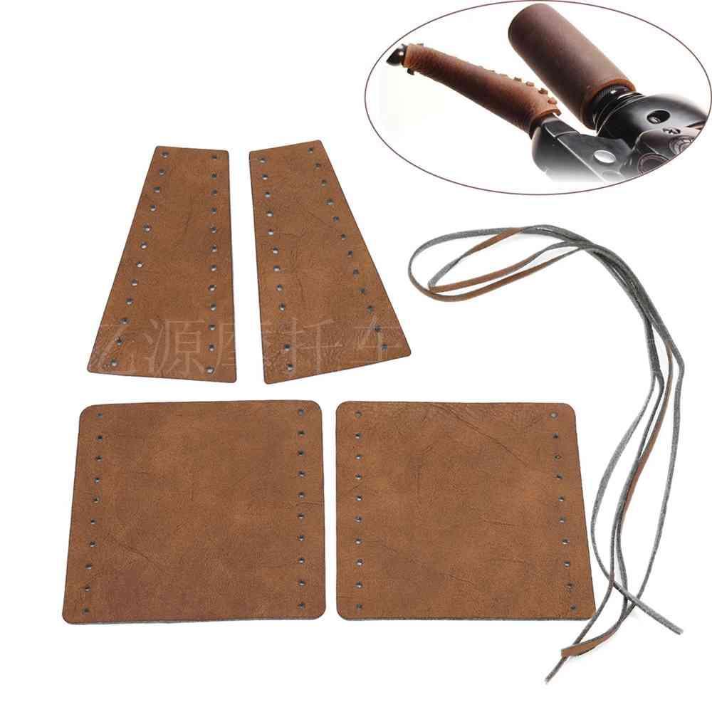 Vintage Motorcycle Handlebar Leather Cover