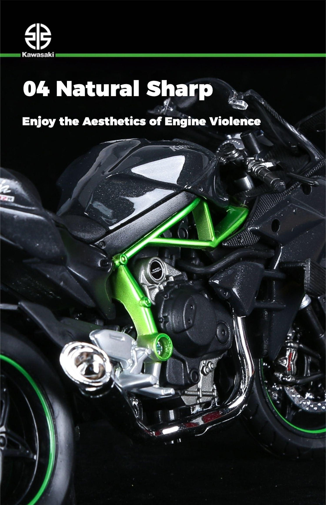 MAISTO™ Kawasaki H2 R 1:12 Scale Alloy Motorcycle Model