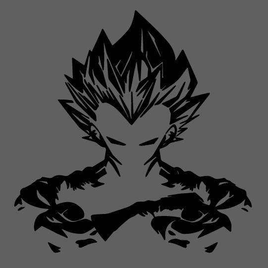 Cutout Super Saiyan Sticker