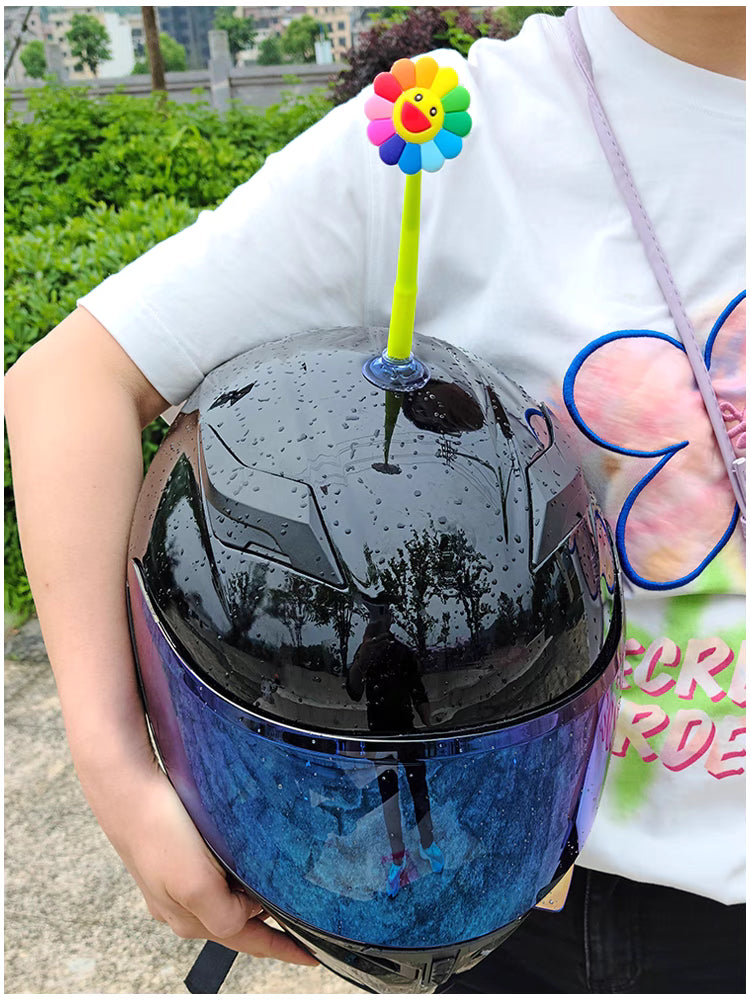 brussel sprout motorcycle helmet Motorcycle Helmet Sprout Decor