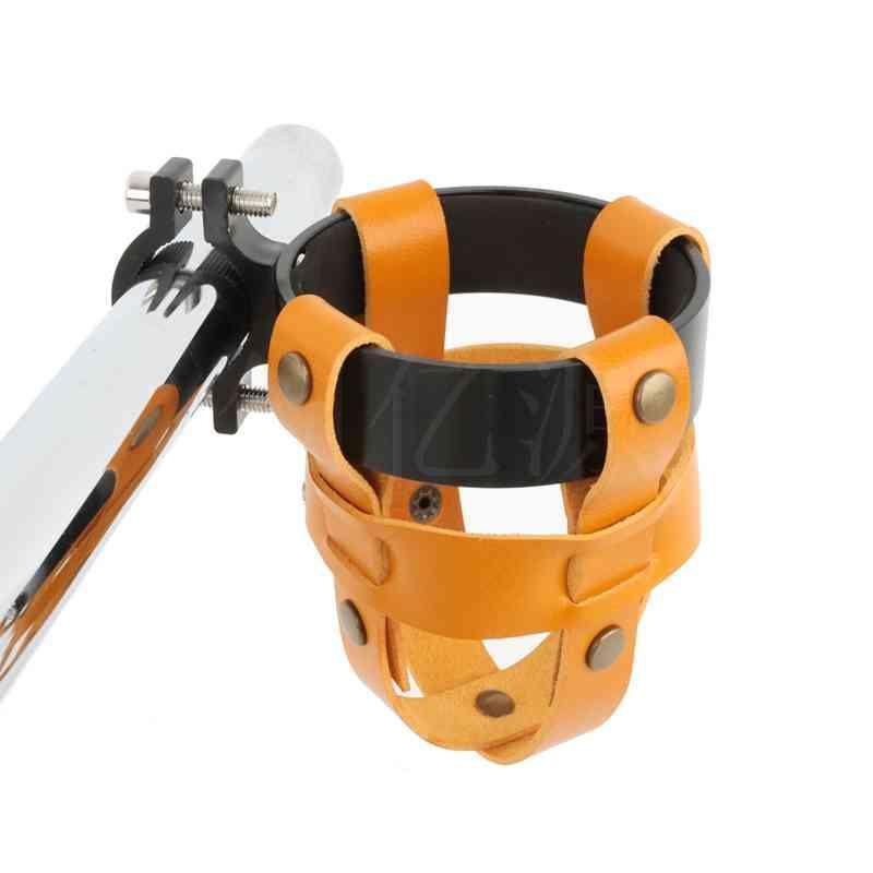 Handmade Leather Motorcycle Water Bottle Holder