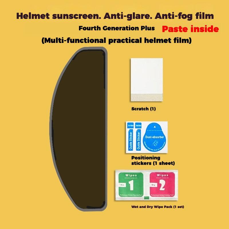 anti glare motorcycle helmet Motorcycle Helmet Anti-Rain, Anti-Fog, Anti-Glare Film