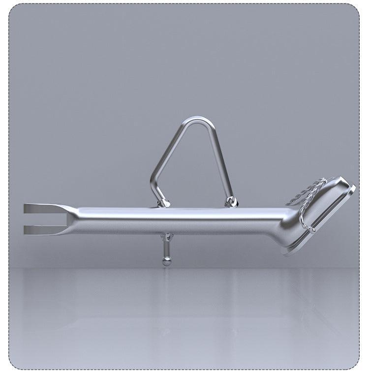 WHAT WE WANT WWW_FBFOOTSTAND ① Stainless Steel Flip-Flop Motorcycle Kickstand – Bean's Moto Booth
