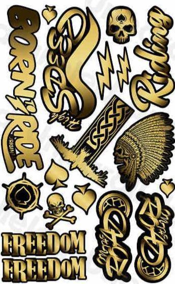 Vintage Motorcycle Helmet Sticker