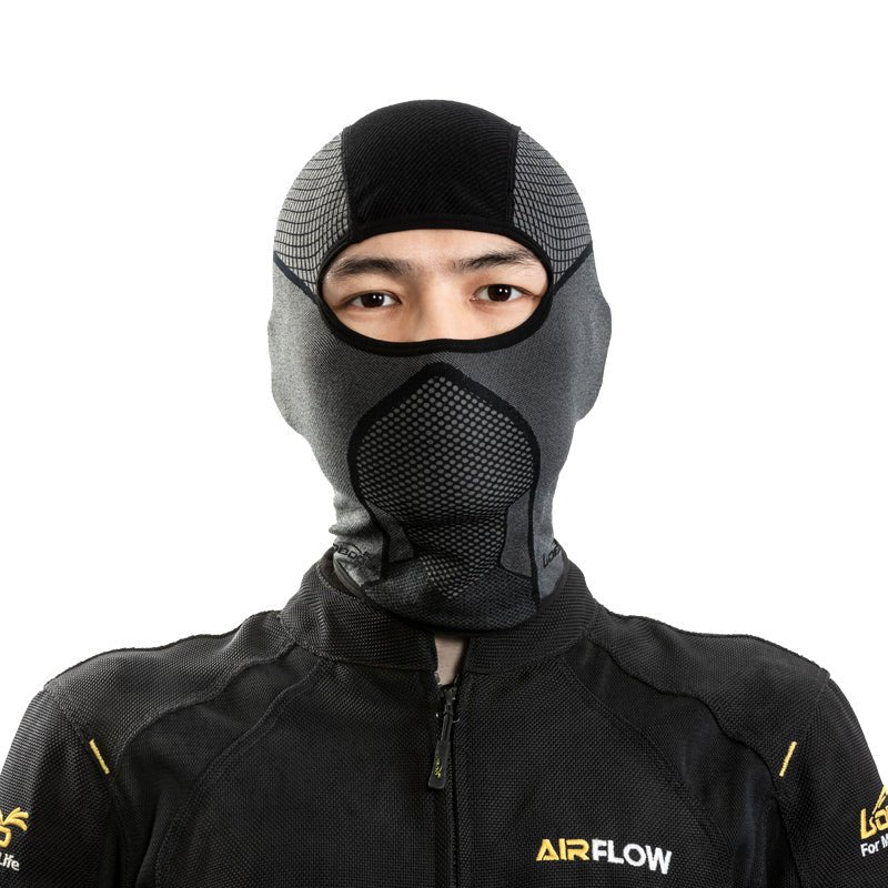 LOBOO RTT22 Motorcycle Riding Headgear – All-Season Breathable Balaclava for Helmet Use