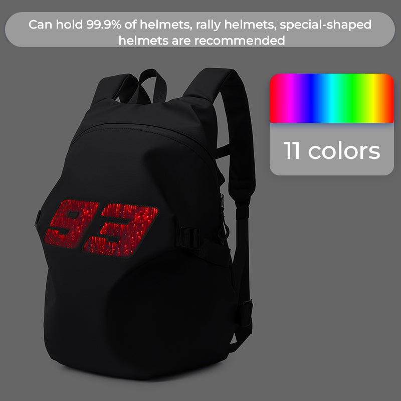 ALBERS™ Illuminated Helmet Backpack - 46 & 93 Tribute  display picture 2