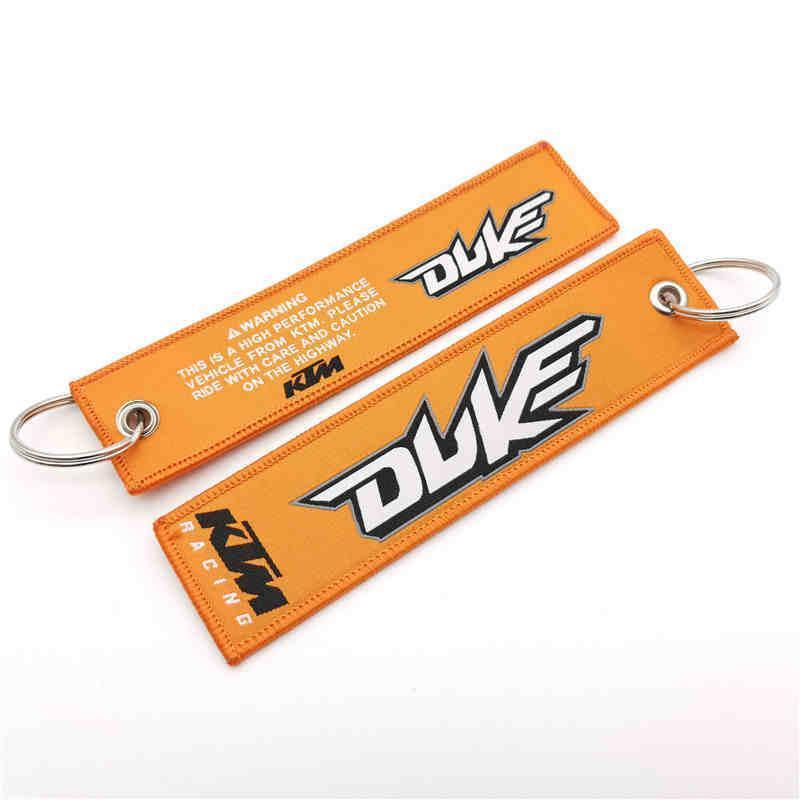 Motorcycle Brand Embroidered Keychain