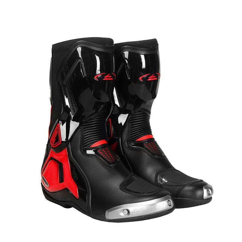 BENKIA ライディングブーツ CE規格 バイク用 45 ブラック 28cm BENKIA™ Titanium Alloy Motorcycle Riding Boots – Bean's Moto Booth
