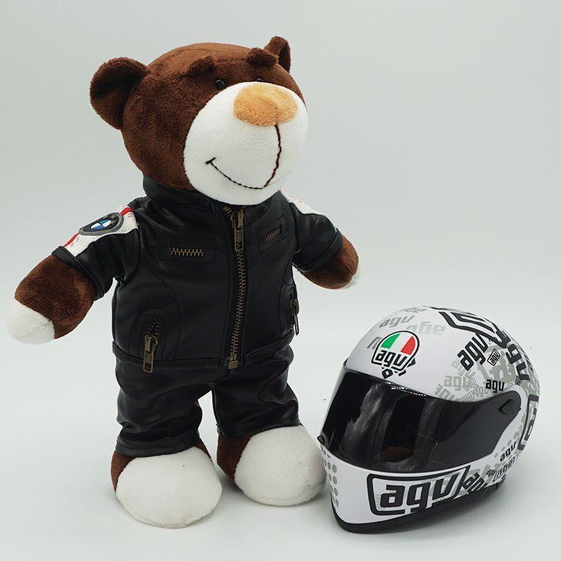 bike helmet for teddy bear Motorcycle Buddy Helmet Bear – Bean's Moto Booth