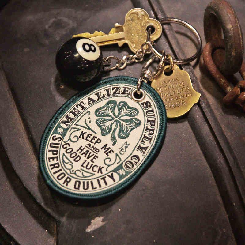 METALIZE™ Vintage Motorcycle Handmade Embroidered Keychain
