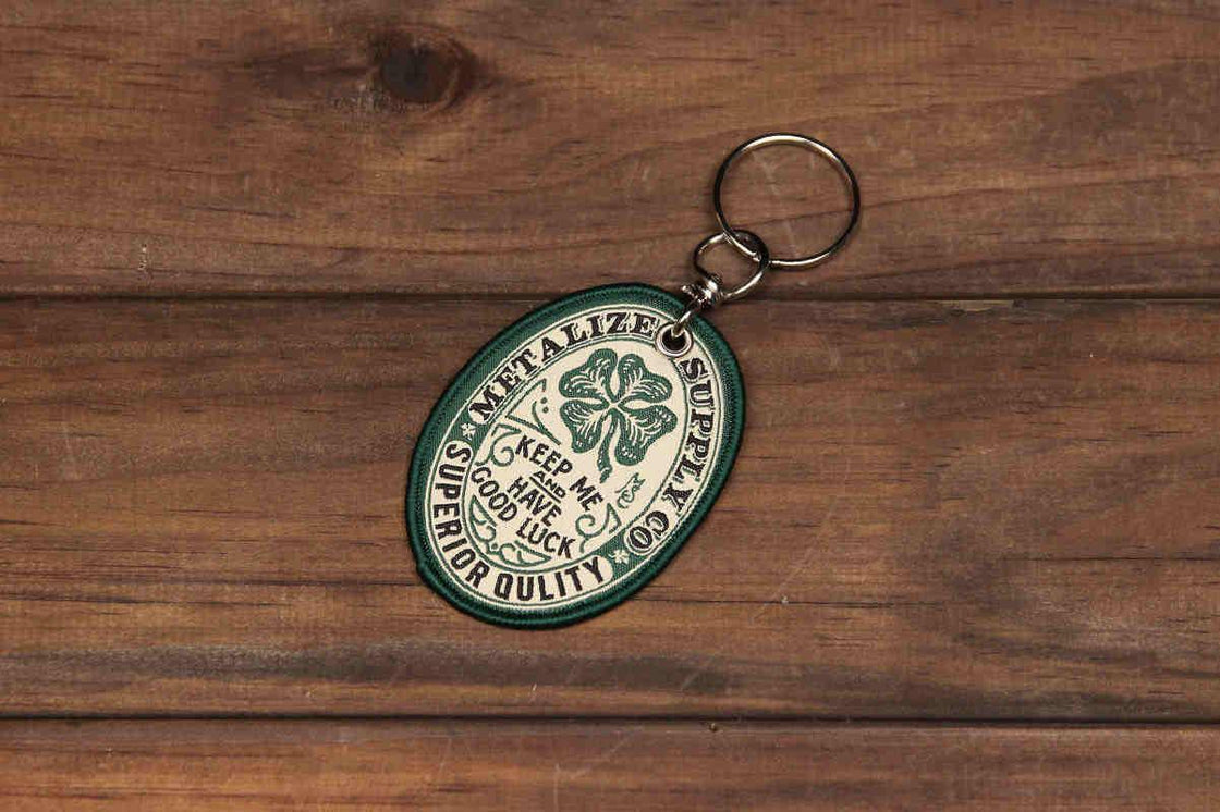 METALIZE™ Vintage Motorcycle Handmade Embroidered Keychain