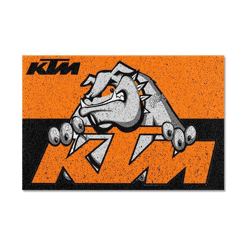 VIOLENCE BEAR™ Motorcycle Racing-Themed Custom Floor Mat