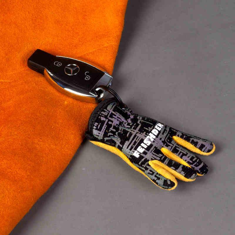 FEISHDEK™ Vintage Handcrafted Leather Motorcycle Glove Keychain