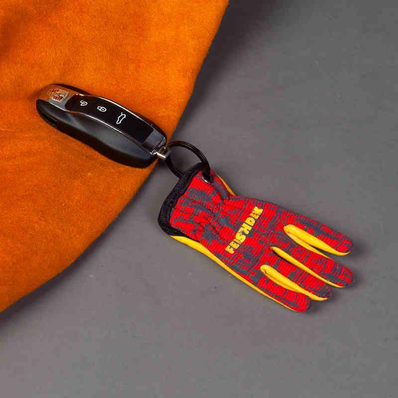 FEISHDEK™ Vintage Handcrafted Leather Motorcycle Glove Keychain