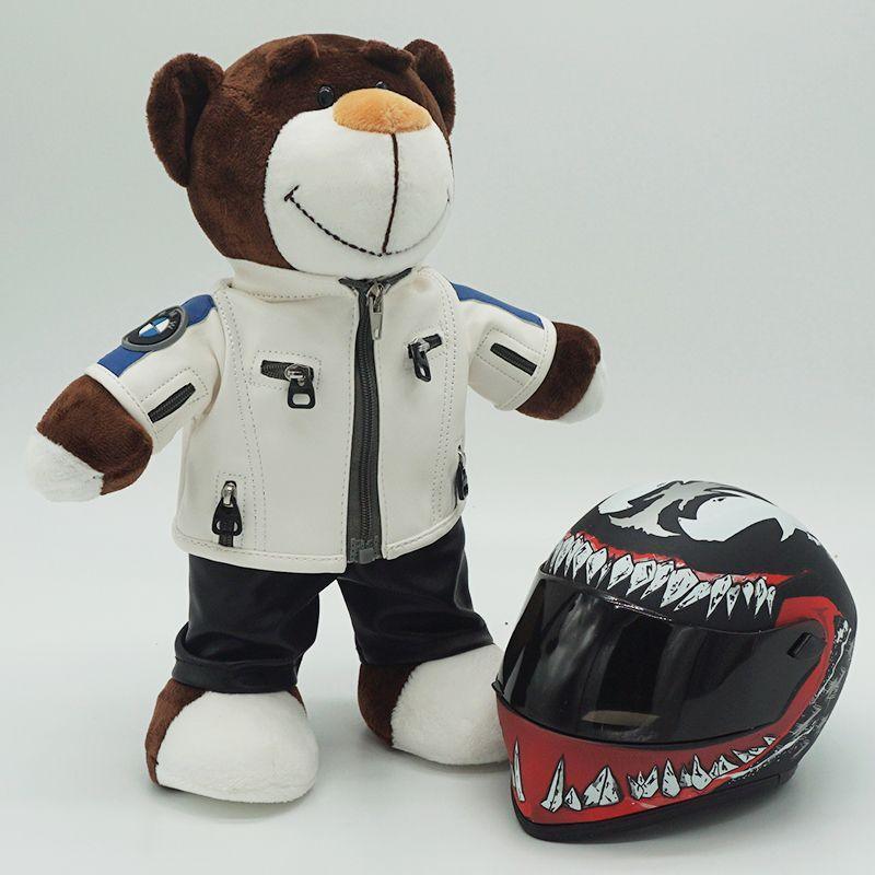 blue teddy bear motorcycle helmet Motorcycle Buddy Helmet Bear – Bean's Moto Booth