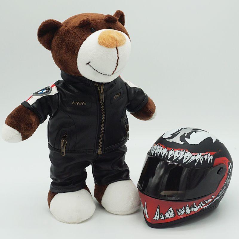Motorcycle Buddy Helmet Bear – Bean's Moto Booth