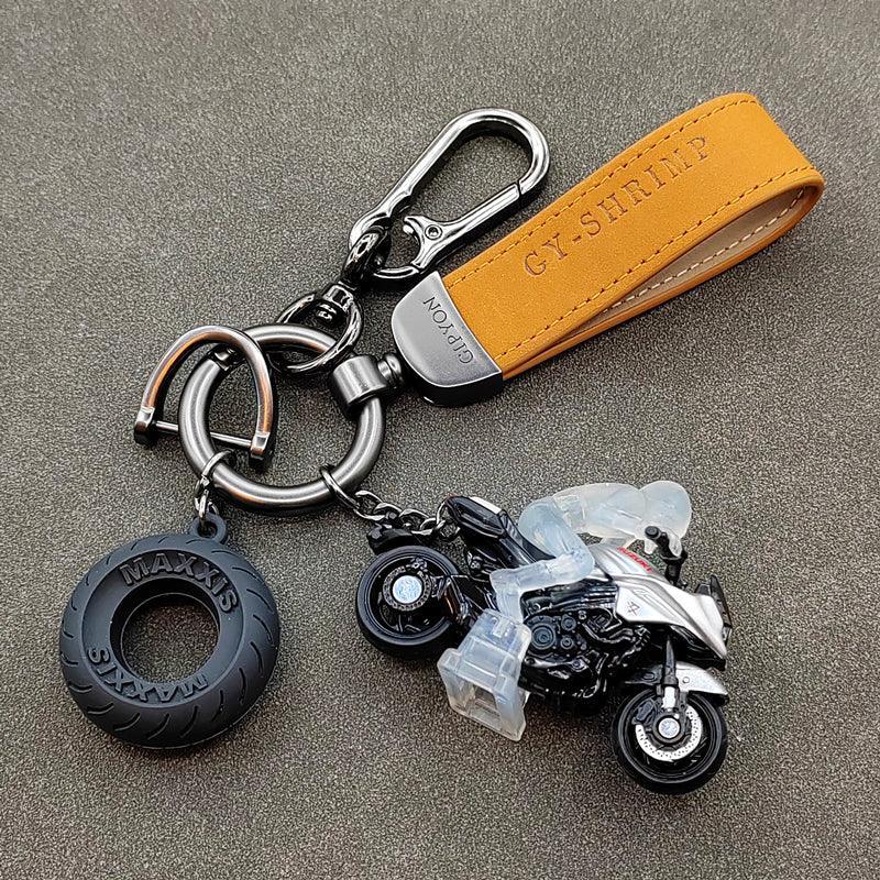 Suzuki Alloy Motorcycle Keychain