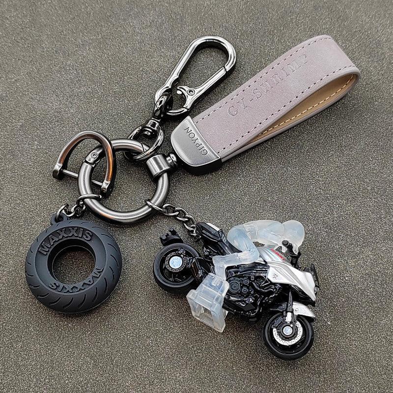 Suzuki Alloy Motorcycle Keychain
