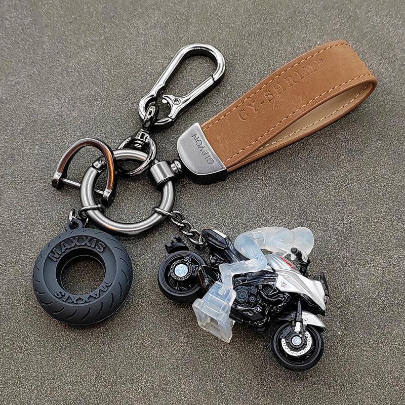 Suzuki Alloy Motorcycle Keychain