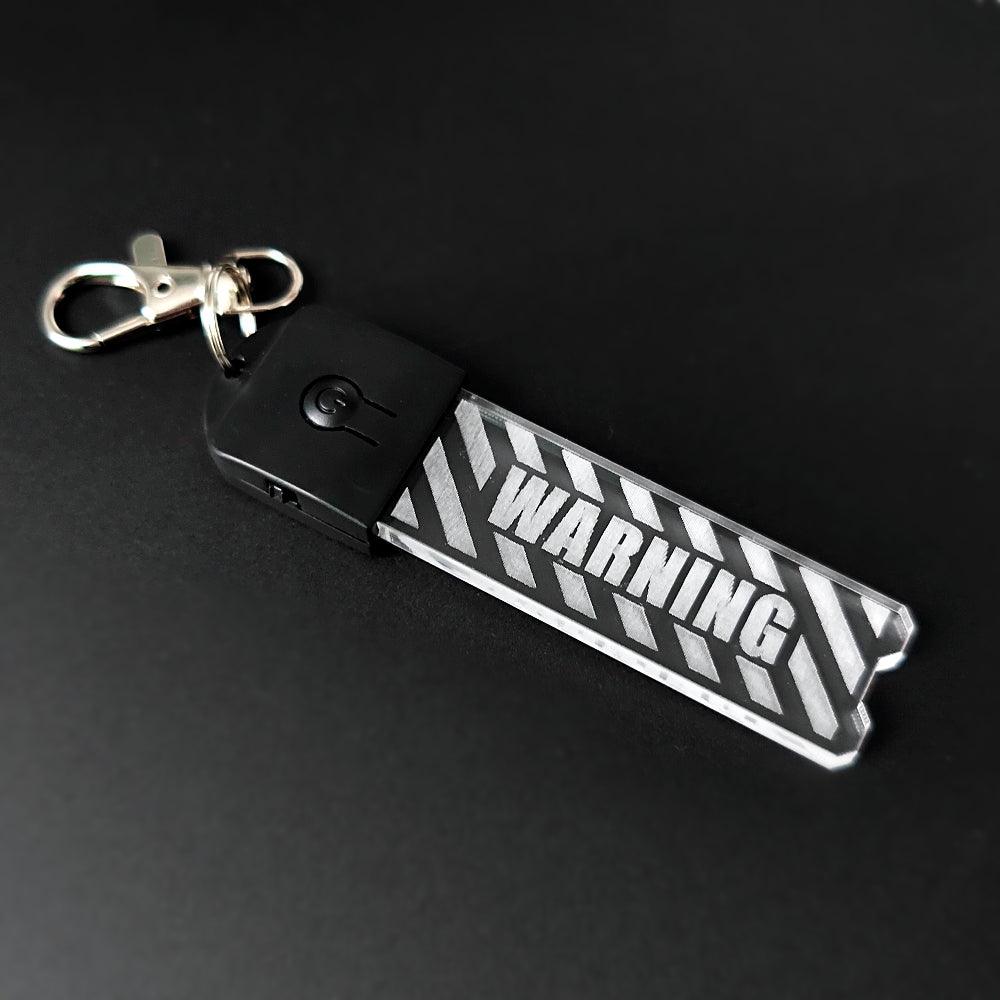 Cyberpunk LED Rechargeable Motorcycle Keychain