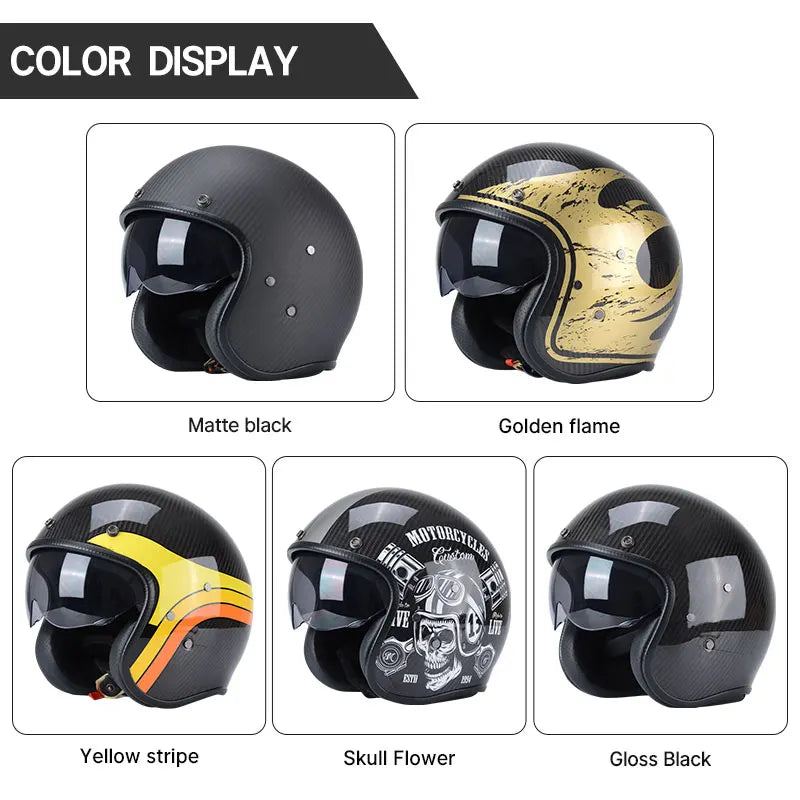 3/4 motorcycle helmets retro DOT Approved Helmet with Visor,Vintage Scooter Open Face Half Helmet,Youth Cruiser Chopper Scooter Motorbike ATV for Adults Men Women(Black,Small) : Automotive Say So long to boring helmets and Hello to vintage style Harley-Davidson Women's 3/4 Helmet, Tantalus
