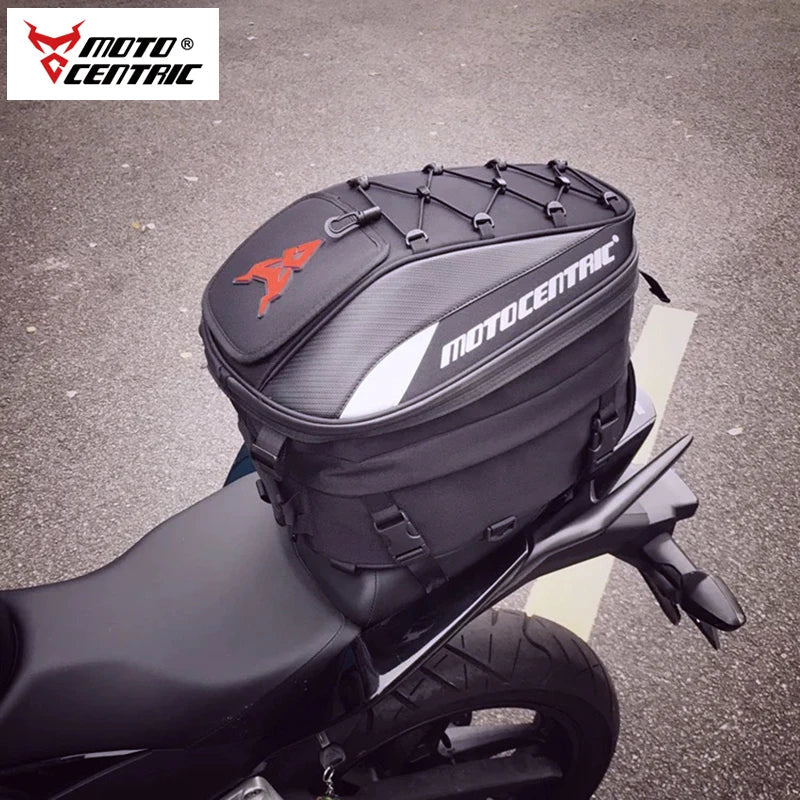 Motocentric Motorcycle Back Seat Bags Waterproof Multifunctional