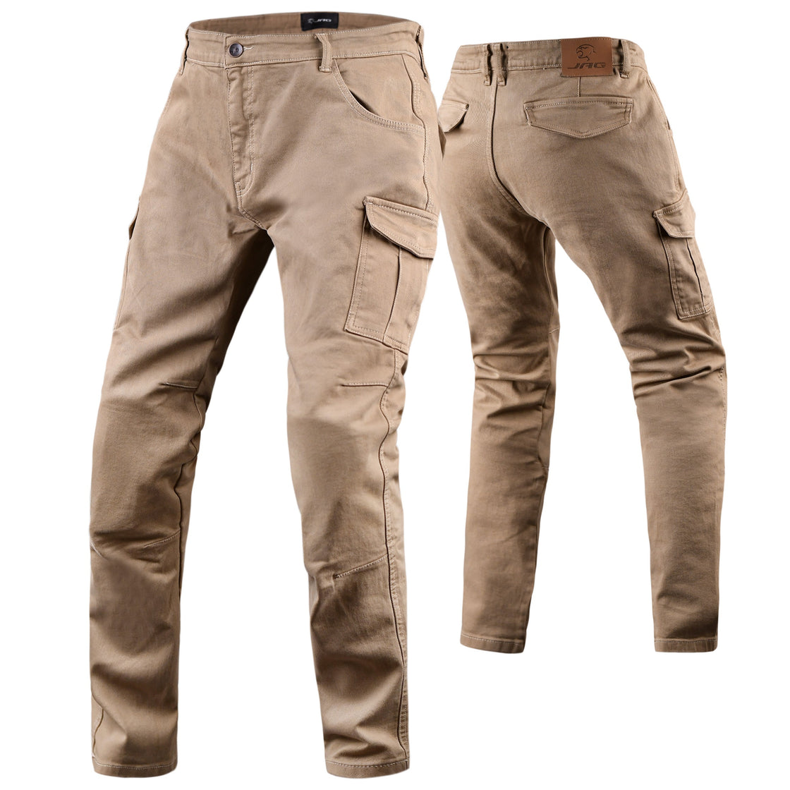 JAG Motorcycle Cargo Pants – Slim Fit Armored Cargo Jeans with CE Approved Armors