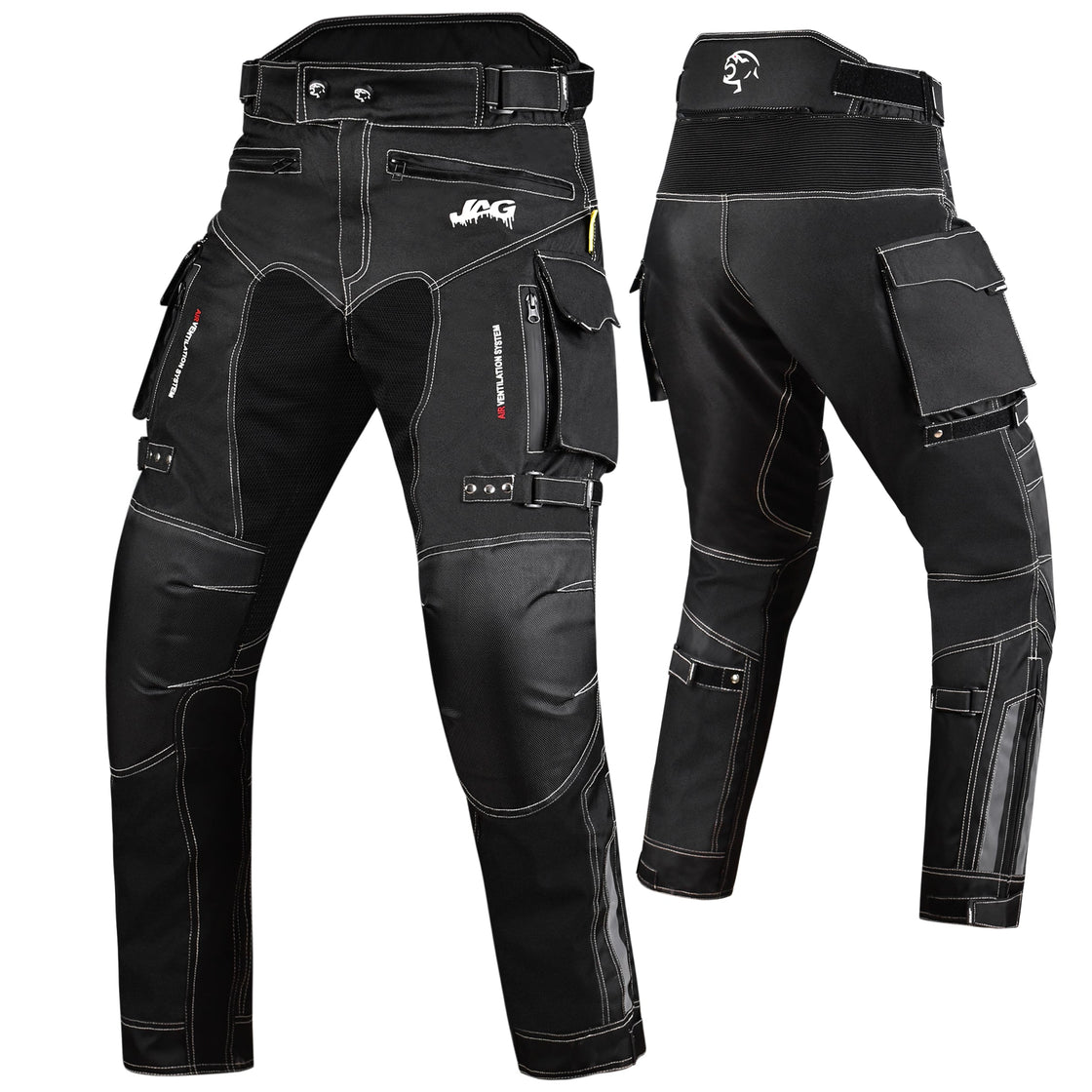 JAG Maverick Motorcycle Protective Pant - Black