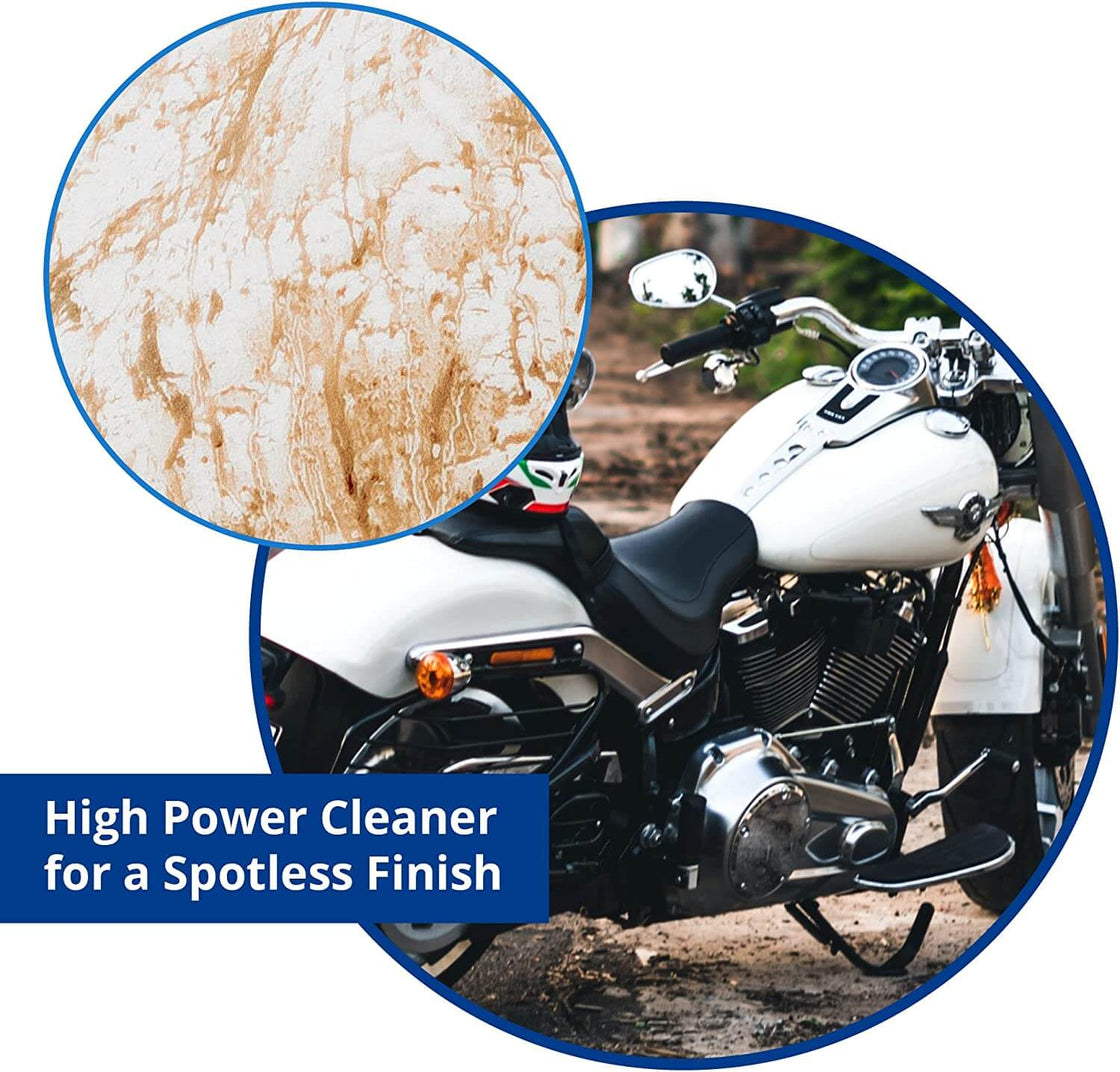 Wash&Shine 66 Waterless Motorcycle Cleaner Kit – 2x16 fl. oz + 2xTowels