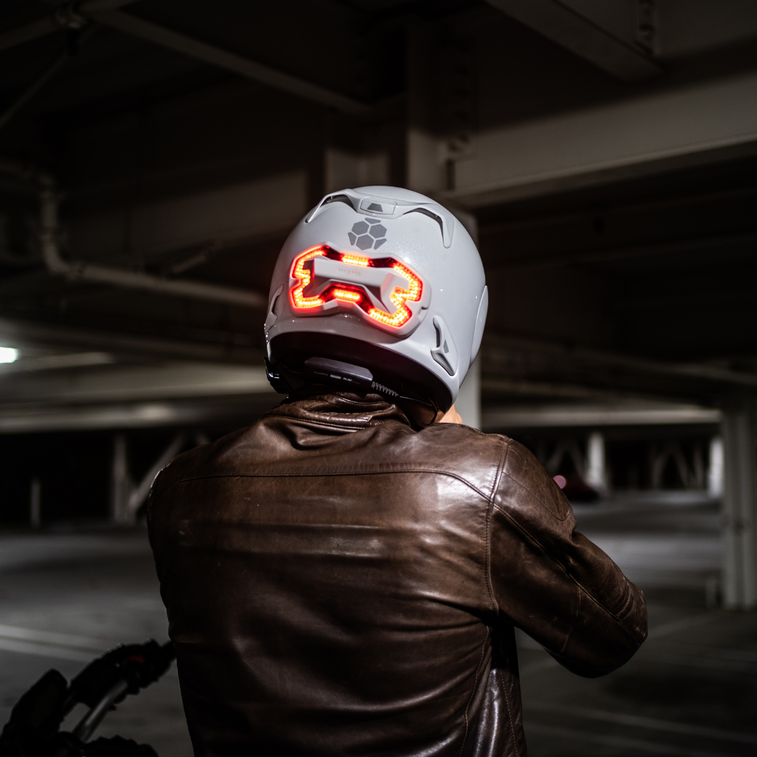 Brake Free Helmet Brake Light White Brake Free USB-C