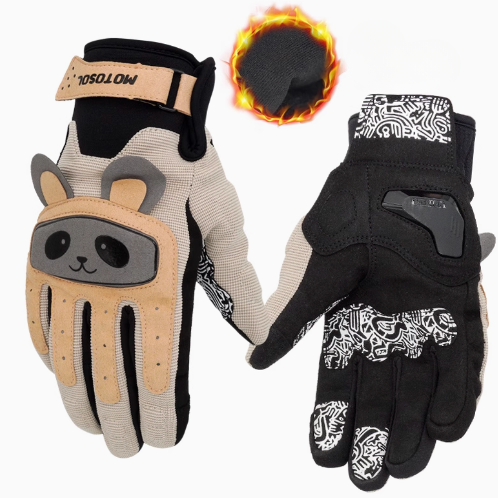 Rainbow Zoo Summer Breathable Motorcycle Gloves
