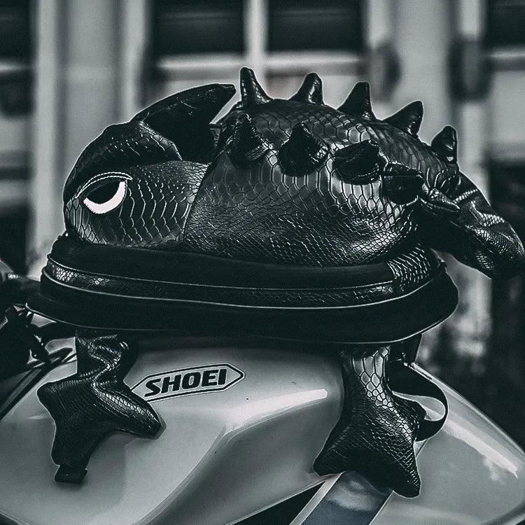BINSONWHALE™ 4-in-1 LED Lizard Backpack/Tank Bag/Tail Bag/Helmet Bag - Bean's Moto Booth