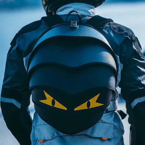 BINSONWHALE™ Devil-Eye Mootrcycle Helmet Backpack - Bean's Moto Booth