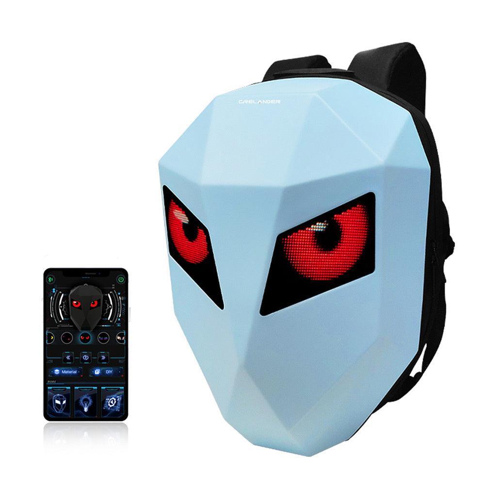 Crelander™ LED Hard Shell Water Resistant Motorcycle Backpack - Bean's Moto Booth
