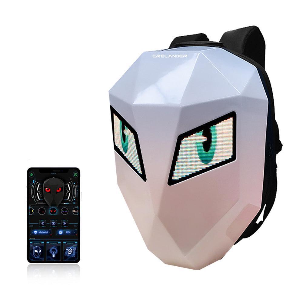 Crelander™ LED Hard Shell Water Resistant Motorcycle Backpack - Bean's Moto Booth