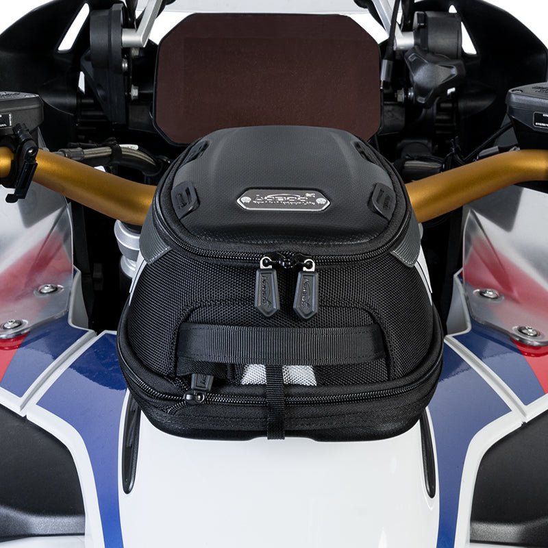 LOBOO Magnetic Motorcycle Tank Bag(4.5-6.5L) – Expandable, Quick Release, Universal Fit