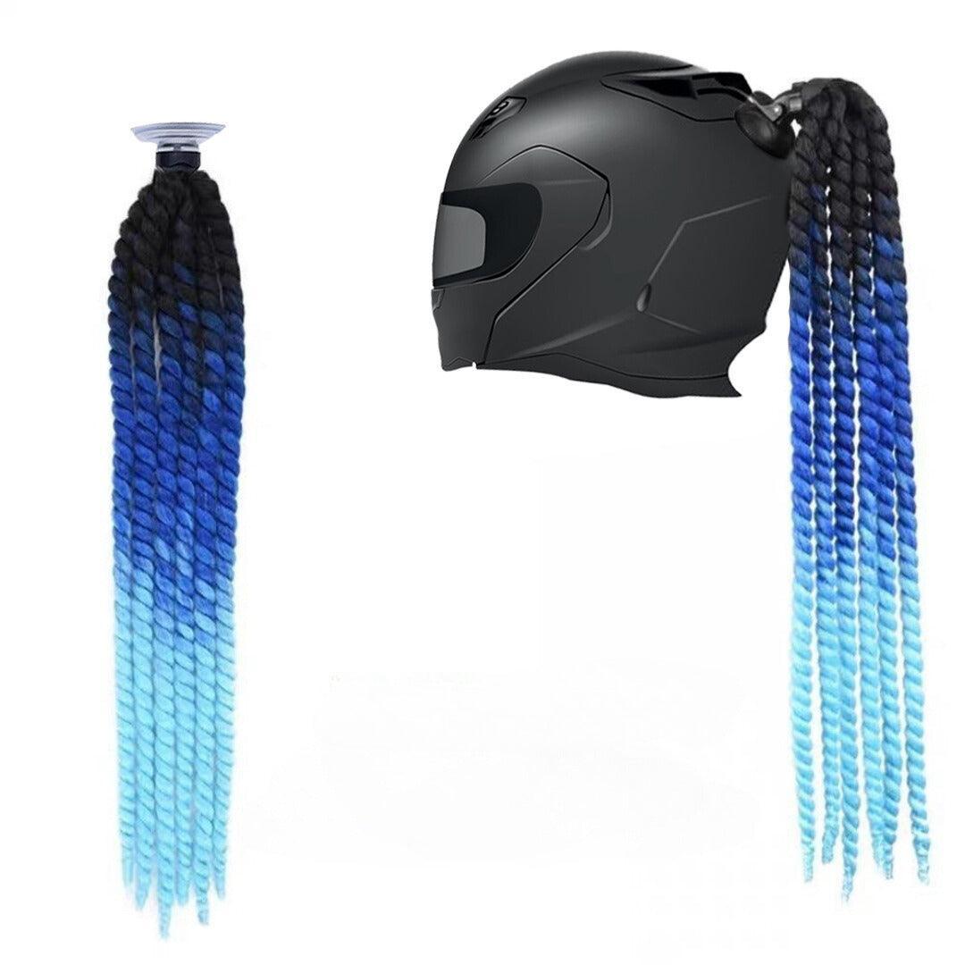 fake braid for motorcycle helmet Motorcycle Helmet Decorative Braids – Bean's Moto Booth