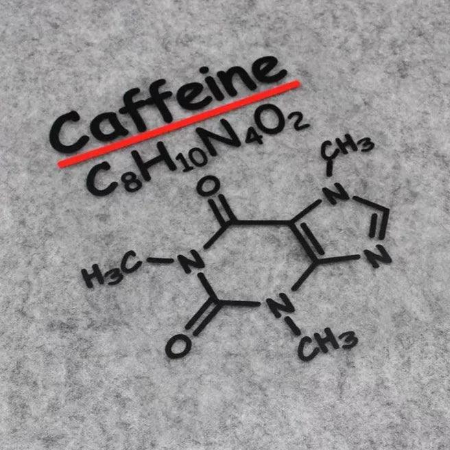 Dopamine, Adrenaline, Caffeine chemical formulas stickers - Bean's Moto Booth